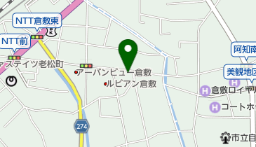タイムズ倉敷川西第6の地図画像