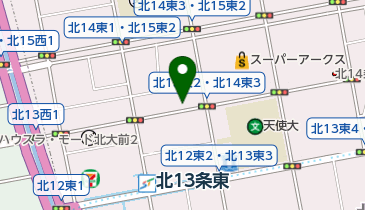 タイムズ北14東2の地図画像