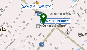 タイムズ札幌孝仁会記念病院第1の地図画像