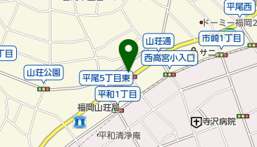 タイムズ平尾山荘通り第2の地図画像