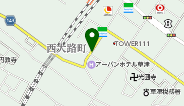 タイムズ草津大路1丁目の地図画像