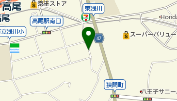 タイムズ高尾駅前第5の地図画像