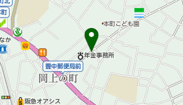 タイムズ豊中岡上の町第4の地図画像