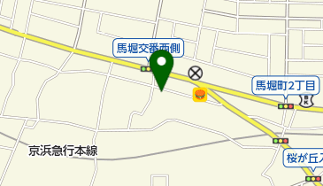 タイムズ馬堀町2丁目の地図画像