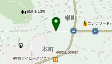 タイムズ倉敷市民会館前第2の地図画像