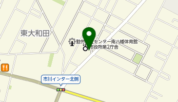 市川市役所新第二庁舎の地図画像