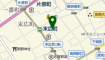 タイムズ高岡駅北口の地図画像