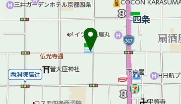 タイムズ室町仏光寺の地図画像