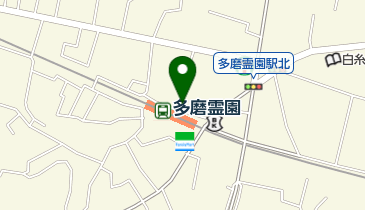 タイムズ多磨霊園駅前の地図画像