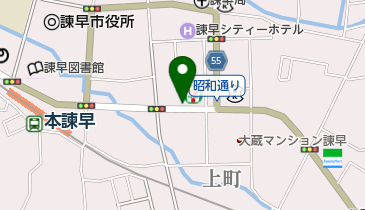 タイムズ諫早上町の地図画像