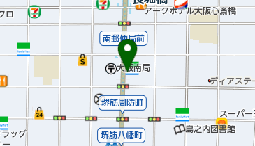 タイムズ長堀橋駅前第2の地図画像