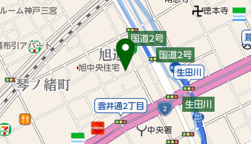 タイムズ旭通第5の地図画像