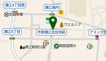 タイムズ潮江北住宅の地図画像