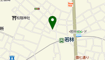 タイムズ若林駅前の地図画像