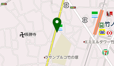 タイムズどらっぐぱぱす西竹の塚店の地図画像