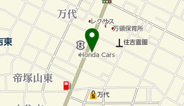 タイムズ万代東の地図画像