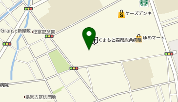 タイムズくまもと森都総合病院の地図画像