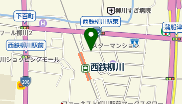 タイムズ柳川駅東口の地図画像