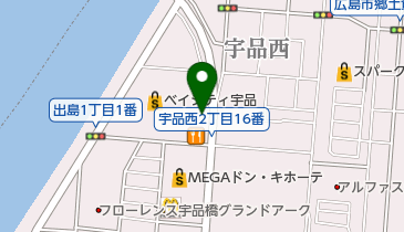 タイムズベイシティ宇品の地図画像