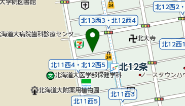 タイムズ北12西4の地図画像