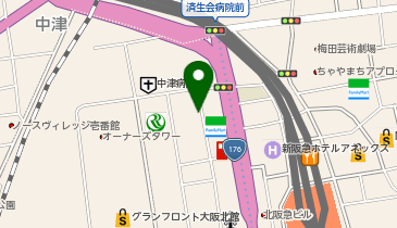 タイムズグランフロント大阪東第2の地図画像