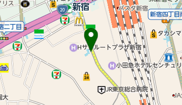 TNS新宿マインズタワーの地図画像