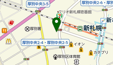 タイムズ新さっぽろジェムシティ第1の地図画像