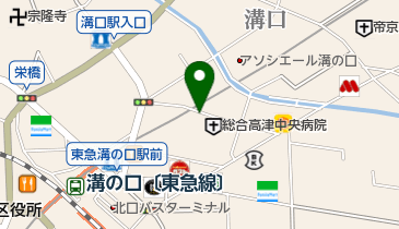 マルテイ溝口1丁目パーキングの地図画像