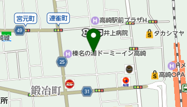 鬼乃子高崎砂賀町第3の地図画像