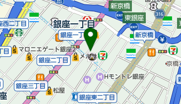 タイムズプライム銀座柳通りビルの地図画像