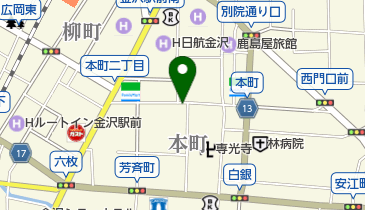 タイムズ金沢本町の地図画像