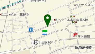 タイムズ木川西第3の地図画像