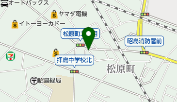 タイムズ昭島松原町の地図画像