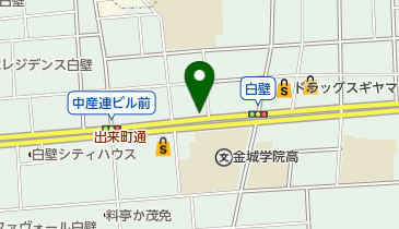タイムズコメダ珈琲白壁店の地図画像
