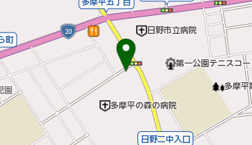 タイムズTomorrowPLAZAの地図画像