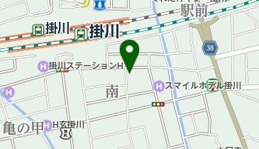 タイムズ掛川駅南口第3の地図画像