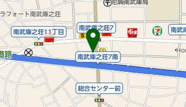 タイムズ南武庫之荘第5の地図画像