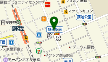 タイムズ蘇我第16の地図画像