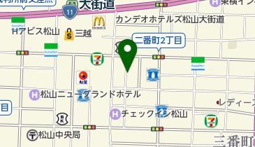 タイムズ松山二番町第4の地図画像
