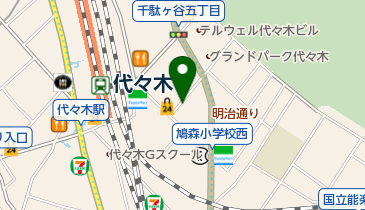 タイムズ千駄ヶ谷5丁目第3の地図画像