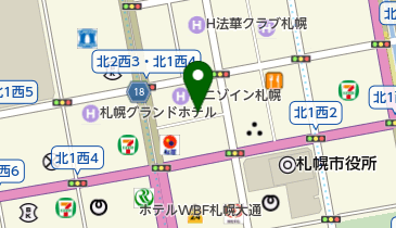 タイムズ北1西3第2の地図画像