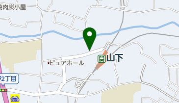 タイムズ能勢電鉄山下駅前の地図画像