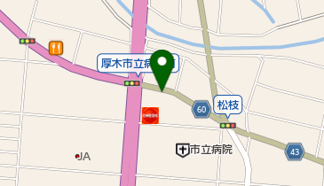 タイムズ厚木市立病院第2の地図画像