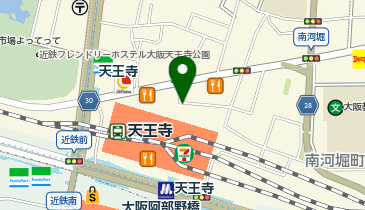 タイムズJR天王寺駅北の地図画像