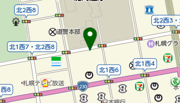 タイムズ北1西6の地図画像