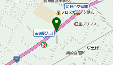 タイムズきらぼし銀行調布支店の地図画像