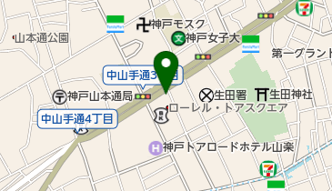 タイムズ中山手通の地図画像