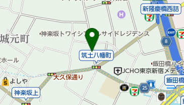 タイムズ筑土八幡町の地図画像