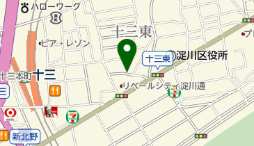 タイムズ十三東3丁目第2の地図画像