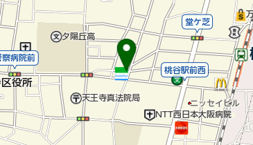 タイムズ天王寺烏ヶ辻の地図画像